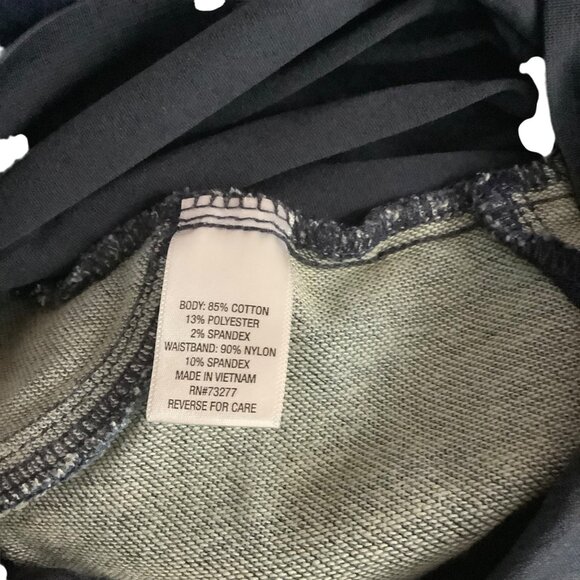 A Glow Maternity Jeggings 10L Stretch Navy Blue Cotton Blend Elastic Waistband - Picture 4 of 7